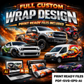Full Custom Wrap Designs