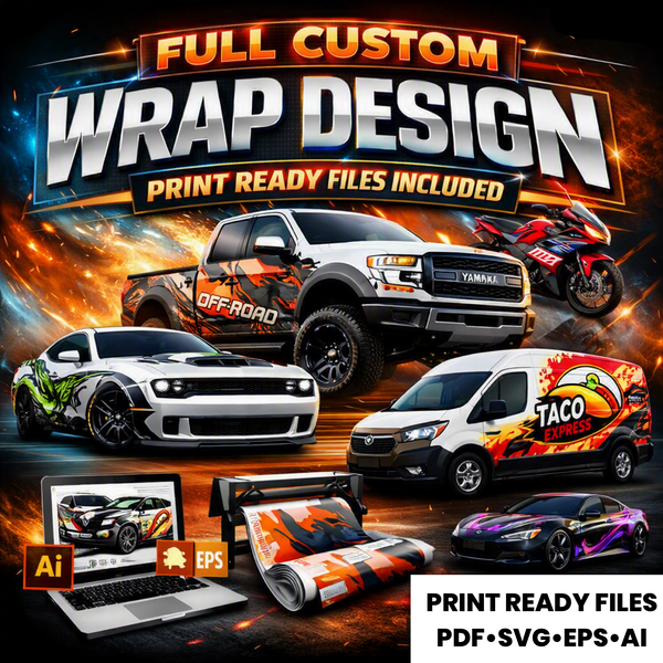 Full Custom Wrap Designs