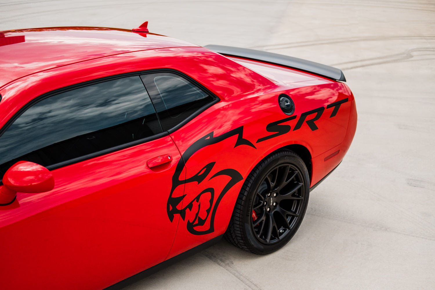 SRT Hellcat Dodge Graphics Decal Kit Decalwolf